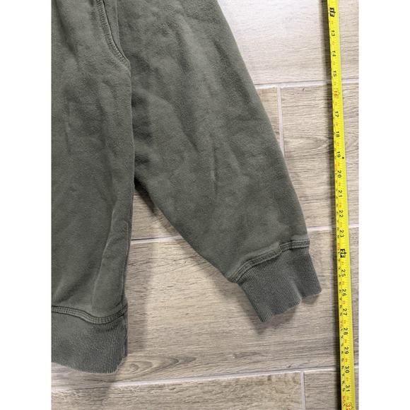 IZOD Men's Medium Green Crewneck Sweatshirt Classic Logo Pullover Classic - Picture 16 of 16